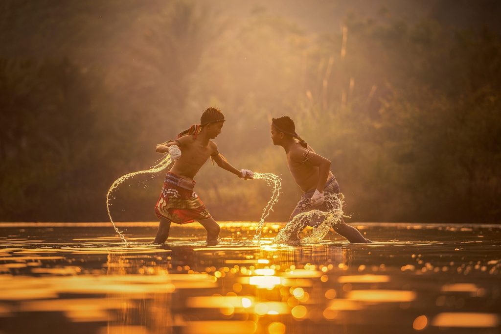 boxing, asia, children, boys, fight, boxer, nature, exercise, kickboxing, men, fighting, thai boxing, splash, sports, sunrise, sunset, thailand, training, water, brown water, brown exercise, brown sunset, brown sunrise, brown training, brown sports, brown box